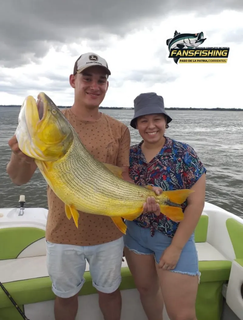 Pareja de pesca